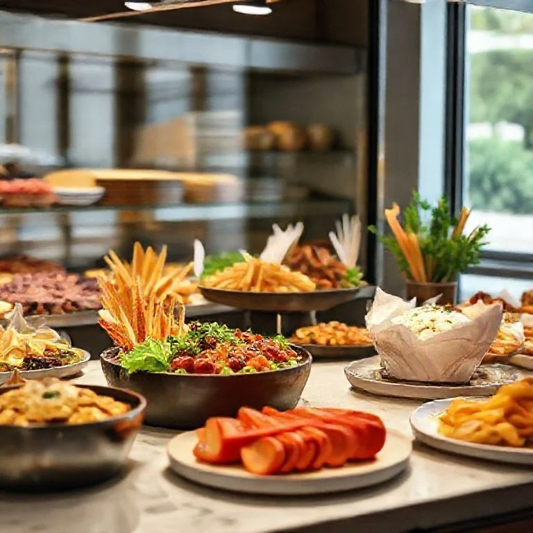 Modern kitchen equipment with subtle digital displays.